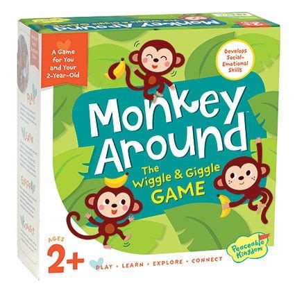 Balance banana on head, hop in a circle). Monkey Around Game | Best toddler games, Games for ...