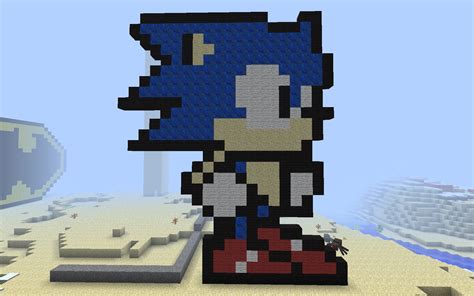 My Sonic The Hedgehog Pixel Art Minecraft Pixel Art Art