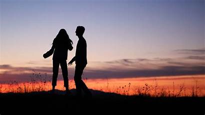 Together Silhouette Dusk Widescreen 1080p Dual Wide