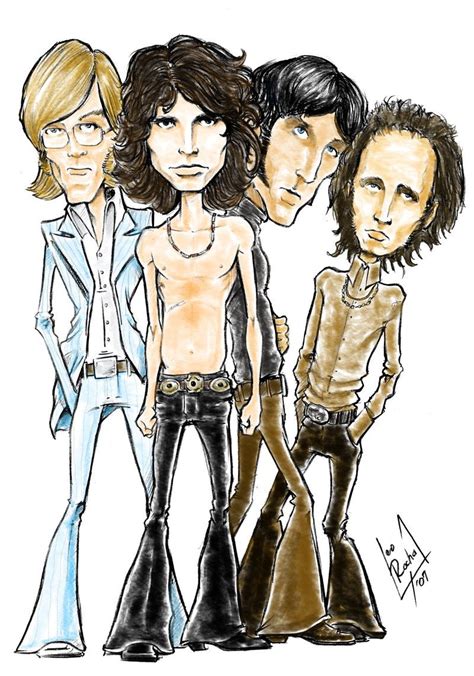 Someone Finally Drew Something Of The Doors Not Just Jim Morrison The