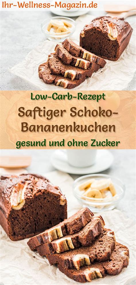 Schnelle kuchen mit wenigen zutaten: Saftiger Low Carb Schoko-Bananenkuchen - Rezept ohne ...