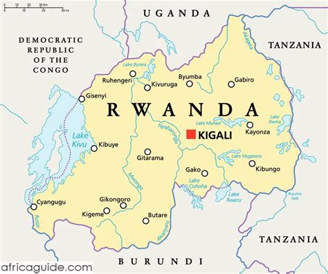 Map of kigali shows the roads, railways, airports, hotels, museums, hospitals, etc. Rwanda Guide
