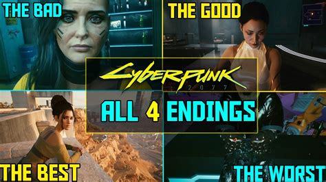 All Endings Explained Of Cyberpunk Youtube Vrogue