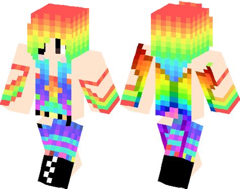 The Fairy Of The Rainbow Minecraft Skin Minecraft Hub