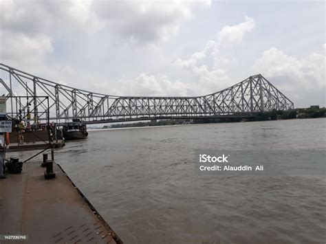 Howrah Bridge In Kolkata Steel Bridge Stock Photo Download Image Now