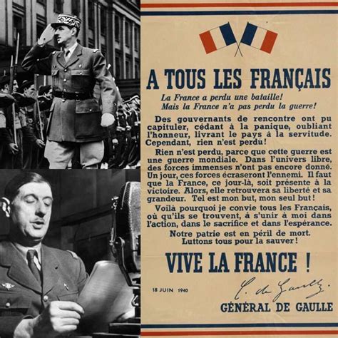 Texte de l'appel du 18 juin. Général De Gaulle Appel Du 18 Juin - Général de Gaulle ...