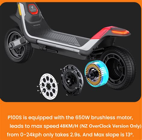 Buy The Segway Ninebot P100 Series Overclock Version Premium Scooter