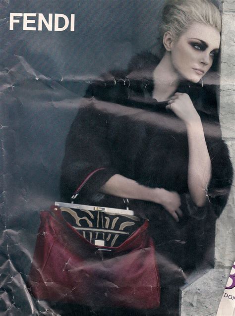 I Love This Fendi Ad Tore It Out Of An Issue Of Vogueelle A Few Years