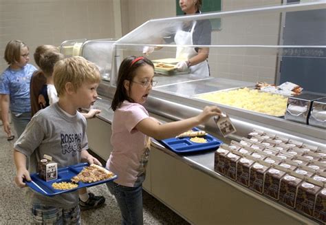 The Lunch Line At School Elementary School Lunch Elementary Schools Compliments