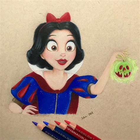 Snow White From Wreck It Ralph Hope You Like This Let Me Know What You Think Prismacolor
