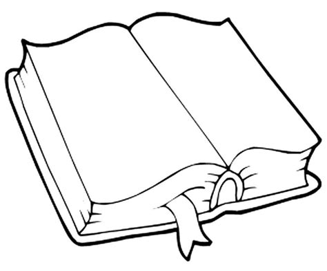 Раскраска Раскрытая Книга