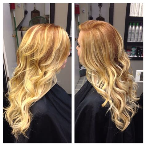 Check spelling or type a new query. Blonde balayage/ombré on long natural red hair/redhead ...