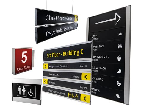 Signage Directional Signs Wayfinding Signs Click Affiche Inc