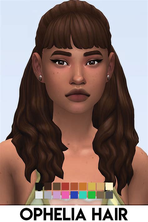 Sims 4 Hairs ~ Imvikai Ophelia Hair