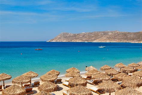 Best Beaches On Mykonos Island Yiannaki Hotel