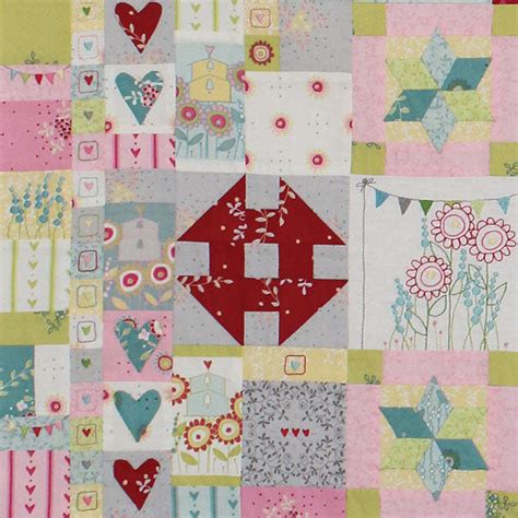 Hearts And Happy Flowers By Leannes House Complete Set Red Thread Studio
