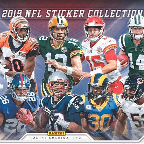 Box break values and other statistics. 2019 Panini NFL Sticker Collection Checklist, Set Info ...