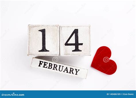 February 14th Calendar World Of Valentine S Day Concept Stock Image
