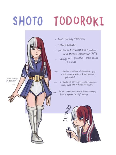 I Made Female Shoto Design But Too Lazy To Think Of A Name For Her R