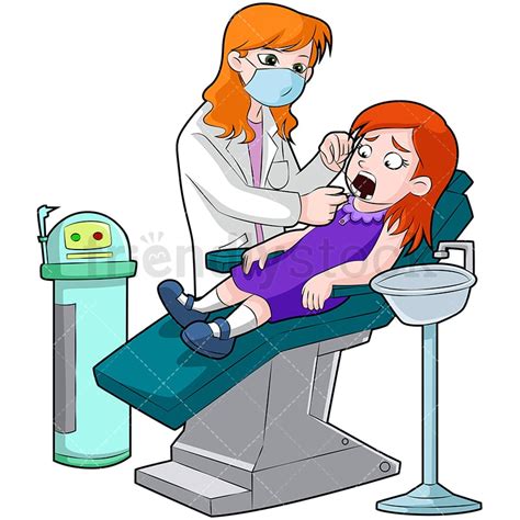 dentist girl clipart