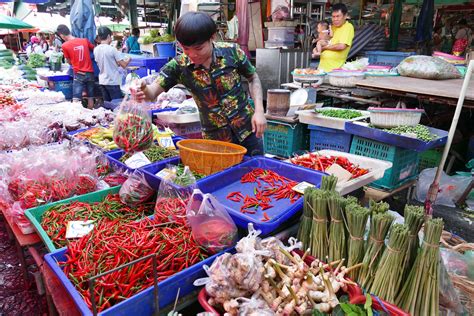 Bangkok Et Ses Marchés Klong Toei Market Marché Aux Fleurs