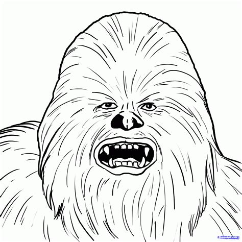 Chewbacca Coloring Sheet Coloring Pages