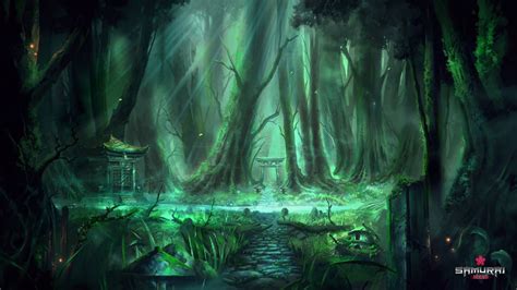 Forest Shrine By Nele Diel On Deviantart Fantasy Forest Shrines Art
