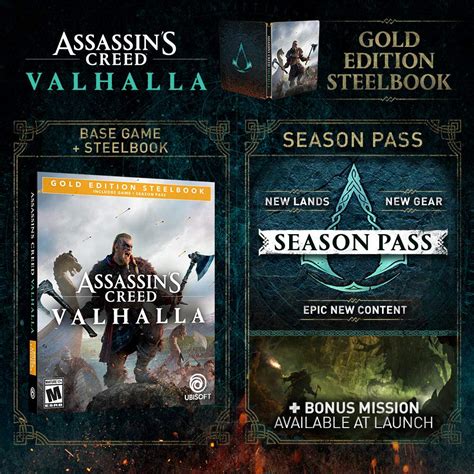 Assassins Creed Valhalla Gold Edition Steelbook