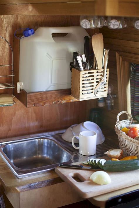 19 Cargo Trailer Conversion Ideas Camper Van Kitchen Camper Storage