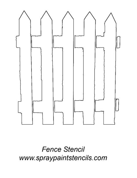 Fence Printable