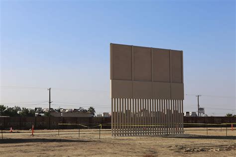 The Us Mexican Border Wall Prototypes A Beautiful Patch Design