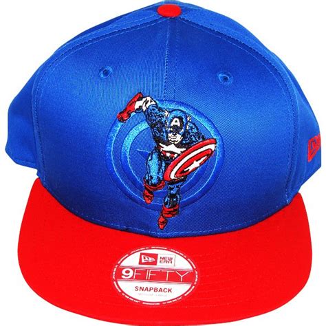 Captain America Action Logo Hat
