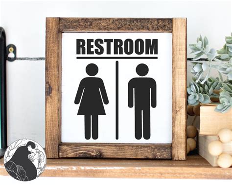 Restroom Svg Restroom Symbol Svg Bathroom Sign Svg Bathroom Etsy