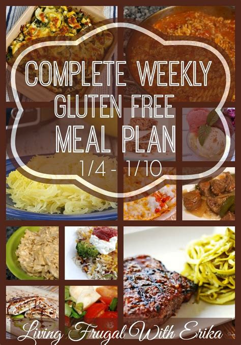 Die Besten 25 Gluten Free Meal Plan Ideen Auf Pinterest Glutenfreier