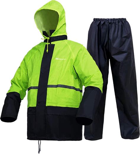 Rain Suit Rain Gear For Men Women Waterproof Work Lightweight Rainwear
