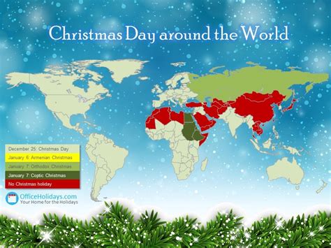Christmas Day Around The World Office Holidays Blog