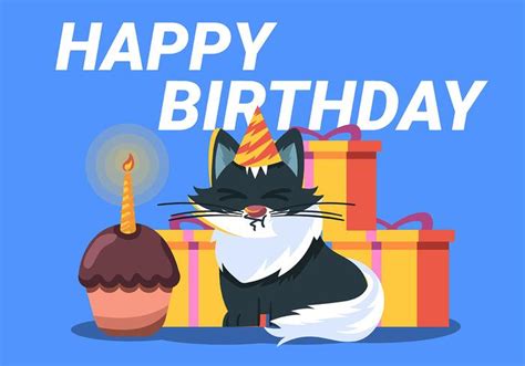 Happy Birthday Cat Images Free Foto Kolekcija
