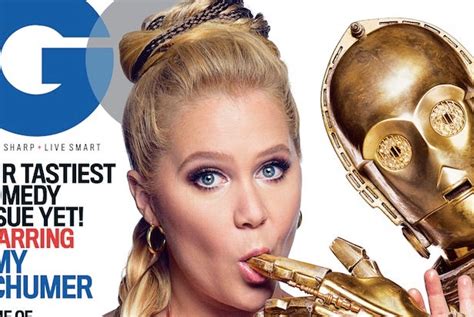 Amy Schumer Sleeps With Star Wars Droids R2 D2 C 3po In Risqué Gq