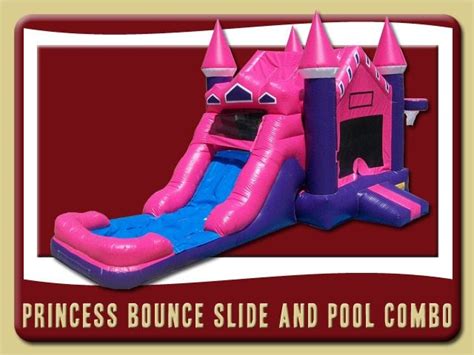Princess Bounce House Slide Combo Bounce Party Rentals