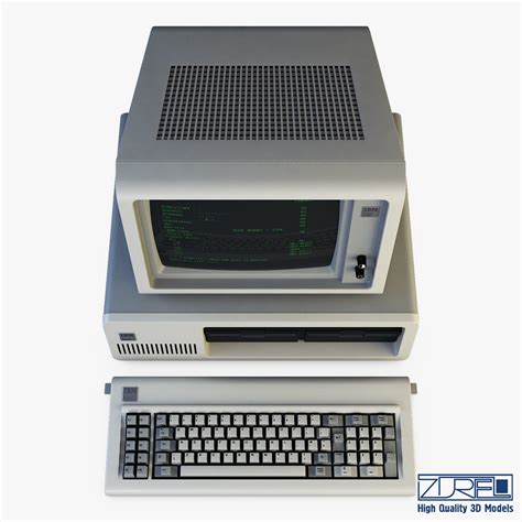 Ibm 5150 Personal Computer 3d Model Cgtrader