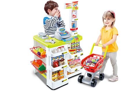 Lenoxx Kids Supermarket Store Food Pretend Play Online Kg Electronic