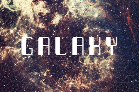 Galaxy All Caps Font Space Font Galaxy