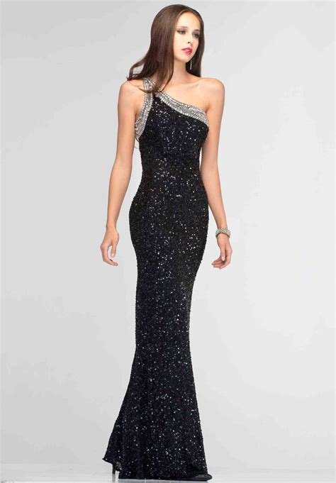 Silver Stars Black Dress