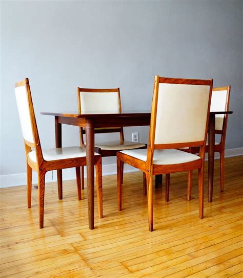 Str8mcm Danish Dining Table And Chairs