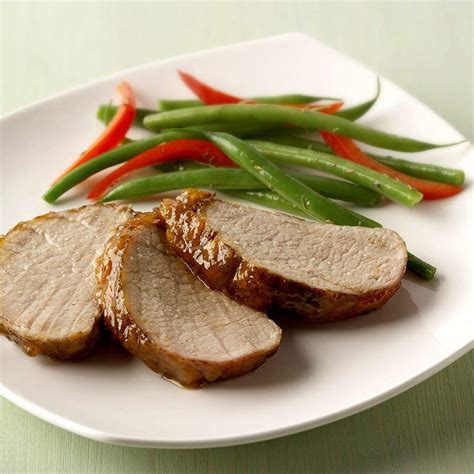 There are several ways to prepare pork tenderloin including. Roast Pork Tenderloin with Ginger Peach Glaze | Recipe ...
