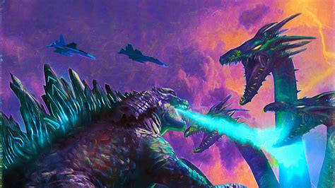 2048x1152 Poster Art Godzilla King Of The Monsters 2048x1152 Resolution