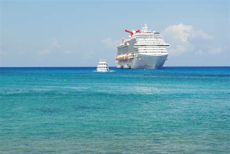 Carnival Cruise Ship In Port In Georgetown Grand Cayman Married With