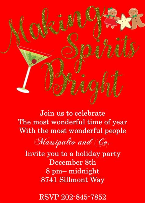 Over 3 000 Original Christmas Party Invitations For Your Customized Party