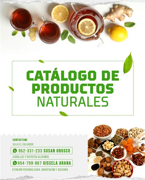 CatÁlogo De Productos Naturales By Comercialgissela Issuu