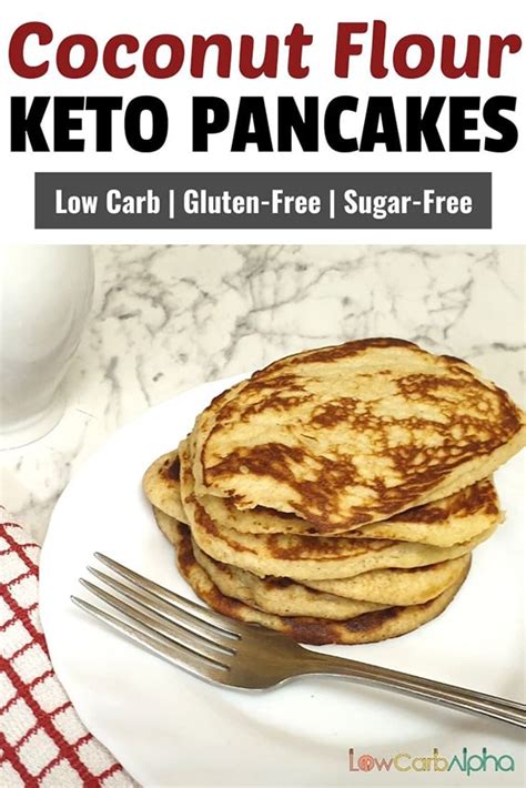 Turn heat to low and cover pan. Keto Cream Cheese Coconut Flour Pancakes | Low Carb ...